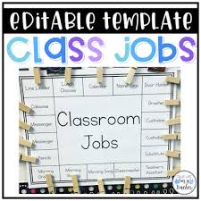 Class Jobs Made Easy True Life I M A Teacher Classroom Job Chart Class Jobs Classroom Jobs