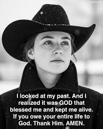 Image from ImagefromAI AI I looked at at my past. And I realized it was GOD  that blessed me and kept me alive. If you owe your entire life to God. Thank