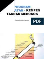 Kajian ini bertujuan untuk mengenal pasti hubungan di antara ciri inovasi dengan rintangan yang wujud dalam kempen tak nak merokok. 22