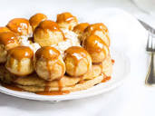 Gateau St. Honore with Salted Caramel - Mon Petit Four®
