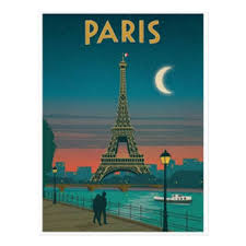 Eiffel Tower Vintage Paris Postcard Zazzle Com In 2020 Paris Travel Poster Paris Poster Travel Poster Design