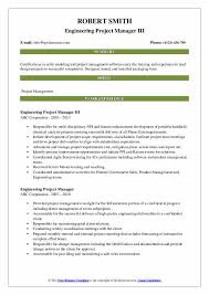 Project manager resume examples & resume writing guide. Engineering Project Manager Resume Samples Qwikresume