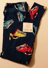 Lularoe Tc Blue Yoga Waist Leggings Cars Red Yellow Blue New Lularoe Leggings Pattern Lularoe Leggings Unicorn Lula Leggings
