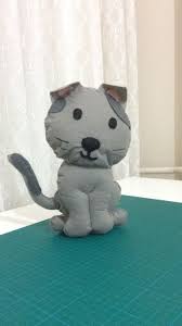 Felt Scottish Fold Kece Gri Kedi Scottish Fold Kedi Kece