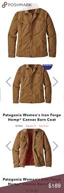 patagonia womens iron forge hemp canvas barn coat patagonia