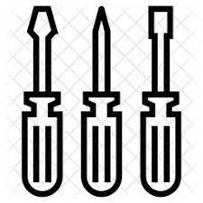 Our 4v cordless screwdriver feels like a manual but can drive 325 screws with a single charge. Free Repairing Screwdriver Set Line Icon Available In Svg Png Eps Ai Icon Fonts