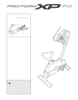 The base of the frame along with the console mast and the frame of the seat feature a black paint finish which is corrosion resistant. Proform Xp 70 Bike Exerciser English Manual