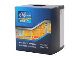 The lga1155 works with the latest generations of intel celeron, pentium, core i3/i5/i7 and xeon desktop and server processors, that have up to 4 cpu cores, up to 8 mb of l3 cache, and operate at frequencies ranging from 1.2 ghz to 3.7 ghz. Intel Core I7 3770k 3 5ghz 3 9ghz Turbo Lga 1155 Bx80637i73770k Desktop Processor Newegg Com