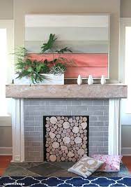 You can relax and rest easy in front of a beautiful fire knowing that your fireplace meets the highest standards for safety. Diy Birch Wood Fireplace Cover Lia Griffith