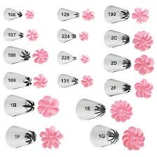 Wilton Drop Flower Decorating Tips New Lg Xlg Sizes Cake Icing Decoration Ebay