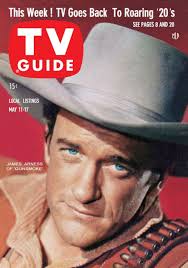 Gunsmoke, James Arness, Tv Guide Cover, May 11-17, 1957. Tv Guide/Courtesy  Everett Collection Poster Print