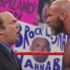 Paul Heyman and Stone Cold Steve Austin both felt the fury of Goldberg’s  vicious Spear in 2004!