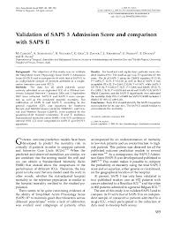 Most scores for exams taken in administration 3 and administration 4 will be available by august 16. Pdf Validation Of Saps 3 Admission Score And Comparison With Saps Ii R Alvisi And Ludovica Farabegoli Academia Edu
