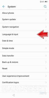 تغيير اللغة Huawei Y7 عرض المزيد Hardreset Info