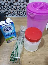 Cara membuat agar agar buah. Dadih Lebih Mudah Buat Confirm Sedap Bila Guna Susu Kotak Keluarga
