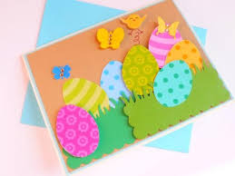 Homemade cards make for a sweet and personal touch, and can be a lovely keepsake for mums, dads, grandmas and grandads alike. Easter Cards Easter Egg Cards Handmade Easter Card Happy Easter Card Kids Easter Card Sprin Easter Cards Handmade Holiday Cards Handmade Happy Easter Card