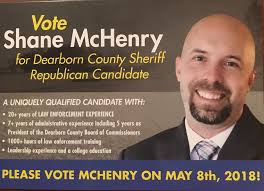 Shane McHenry for Dearborn County Sheriff
