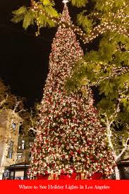 Closeup shot of a christmas cardboard with decorations. Where To See Christmas Lights In Los Angeles Now With Map Momsla