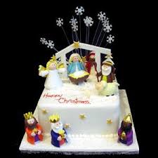 Nativity products from oriental trading including nativity crafts, decorations, costumes and more. Nativity Christmas Cake Christmas Cake Decorations Christmas Cake Holiday Cakes