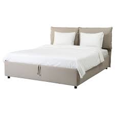 Struttura e testata colore tortora. Gressvik Struttura Letto Con Contenitore Beige 160x200 Cm Ikea It Letto Matrimoniale Contenitore Mobili Da Camera Mobili Ikea