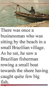 The Fisherman And The Businessman Story Business Man Fisherman Big Fish