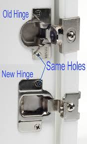 And if the cabinet hinge is exposed, you'll want to be sure that the hinge you buy complements the color of the wood and the. 830 Replacement Hinges Easy Install