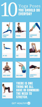 Easy Yoga Workout This Simple Yoga Workout Gives You 10 Yoga Poses You Should Do Every Day You Can Do These Alm Easy Yoga Workouts How To Do Yoga Yoga Poses