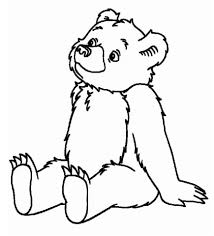 Scores of printable bear coloring pages for kids to color: Free Printable Teddy Bear Coloring Pages For Kids