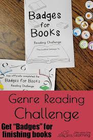 Encourage A Variety Of Books With Badges For Books Challenge Reading Badges Book Challenge Book Genres