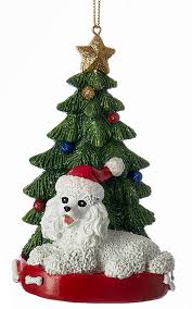 Maybe you would like to learn more about one of these? Poodle Christmas Tree Ornament White