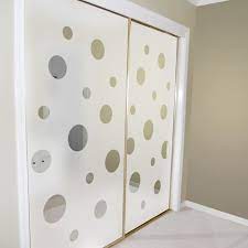 Ornate mirror over the dresser. Paint Over Sliding Mirror Doors For Designs Mirror Closet Doors Closet Door Makeover Closet Door Alternative