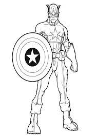 Who would have thought that the shield used by captain america turned out to have some mysteries that are rarely known to marvel fans, what are they? Coloring Pages Captain America Coloring Page