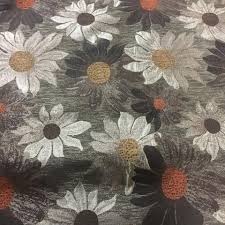 Check out our large floral upholstery fabric selection for the very best in unique or custom, handmade pieces from our craft supplies & tools shops. Sunflower Chocolate Brown Floral Pattern Upholstery Fabric Toto Fabrics