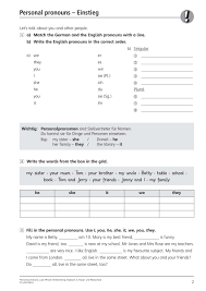 Hier findet ihr kostenlose arbeitsblätter für die fünfte und sechste klasse im fach deutsch. Sekundarstufe Unterrichtsmaterial Englisch Grammatik Personal Pronouns Last Minute Vorbereitung