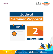 Selain itu, kegiatan ini dilatarbelakangi kenyataan bahwa bahasa dan sastra perlu lebih diaplikasikan siswa dalam kehidupan keseharian. Jadwal Seminar Proposal Program Studi Bimbingan Konseling