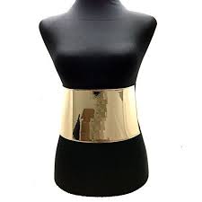 Beatnixx Gold Super Wide Super Reflective Shiny Metallic Waist Belt Wide Belts For Women Belts For Women Wide Belt