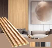 Amazon.com: OUZUGIE WPC Acoustic Slat Wall Paneling, 8-Pack 96 x 6 Inches  3D Wall Panels for Interior Wall Decor,Living Room,TV Background,Study ...