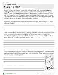 Fifth Grade Worksheets Printables Page 64 To Kill A Mockingbird 8th Grade Reading Freshman English