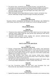 Hak dan kewajiban para pihak (1) hak dan kewajiban perusahaan. Contoh Peraturan Perusahaan Bucah