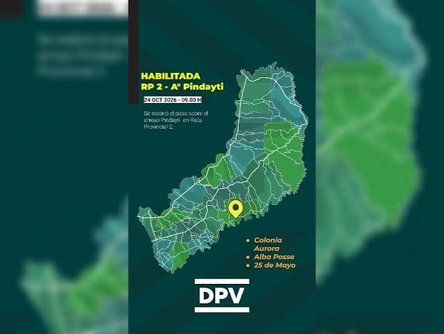 Misiones | Reabrieron el puente provisorio sobre el arroyo Pindayt� en la Ruta Provincial 2