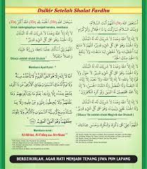Bacaan Dzikir Setelah Sholat Fardhu Pdf