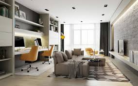Google Image Result For Http Cdn Home Designing Com Wp Content Uploads 2014 10 Small Living Ro In 2020 Living Room Office Combo Living Room Office Small Living Rooms