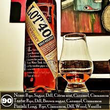 Lot 40 Canadian Whisky Review The Whiskey Jug Whisky Whiskey Rye Whisky