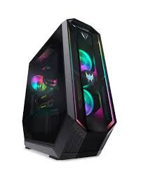 The predator orion 9000 series feature liquid cooling and acer's icetunnel 2.0 to keep the temperature down while the game heats up. Acer Predator Orion 9000 Launched With A Liquid Cooled Intel Core I9 10980xe Nvidia Geforce Rtx 2080 Ti Tempered Glass Side Panel And More Notebookcheck Net News