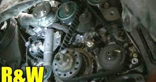 How To Remove And Replace The Timing Belt And Water Pump Mitsubishi 2 4l Sohc Engine Part 2 Water Pumps Repair Videos Timing Belt