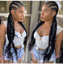 Pin Dacoldestjass Feed In Braids Hairstyles Girls Hairstyles Braids African Braids Hairstyles