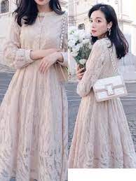 ワンピース レディース 長袖ワンピース 花柄ワンピース レース レトロ ロング クラシカル 上品 透け感 シースルー の商品情報やレビューなど 花柄ワンピース レース ワンピース ワンピース レディース