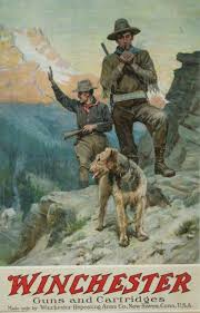 Winchester Guns Cartridges Illustrasyonlar Cizimler Macera
