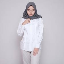 Jual model baju atasan batik harga terbaru 2019 tokopedia. Kemeja Wanita Lengan Panjang Kemeja Putih Polos Kemeja Kerja Wanita Baju Kerja Baju Wanita Atasan Lengan Panjang Wanita Baju Muslim Model Terbaru Bukalapak Com Inkuiri Com