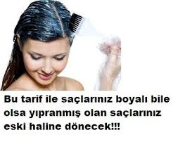 Boyali Saclari Bile Onaran Super Sac Maskesi Tarifi Ciltbakimklavuzunuz Homemade Hair Products Homemade Hair Mask Recipes Homemade Hair Mask